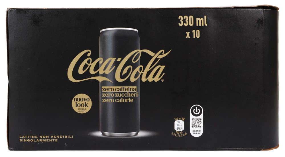 Coca-Cola Zero Zero Lattina 10x33cl - Foto 1