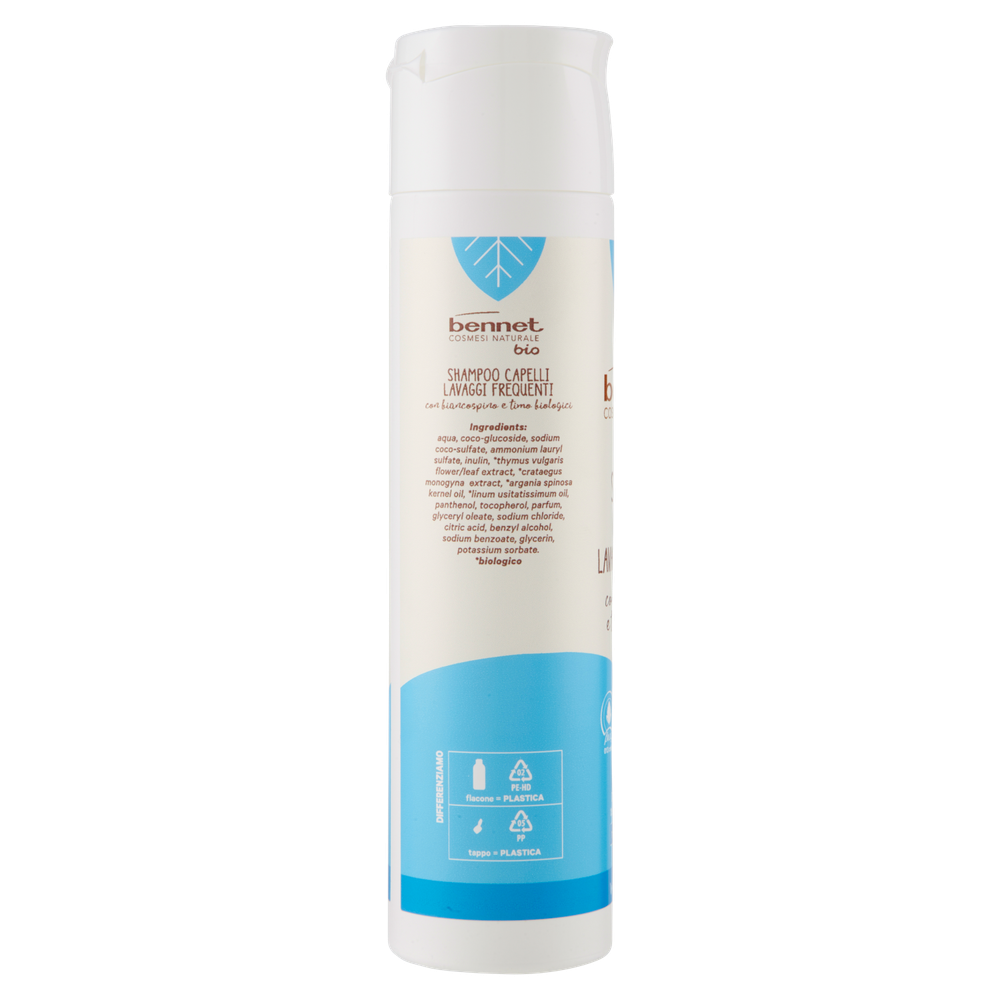 Shampoo Lavaggi Frequenti Con Timo Bennet Cosmesi Naturale Bio - Foto 2