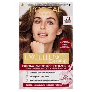 Colorazione Capelli N 7.1 Biondo Cenere Excellence - Foto 1