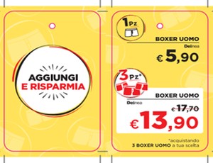 Boxer Uomo Con Elastico Parlato Con Scritta S Grigio Melange Delinea - Foto 2