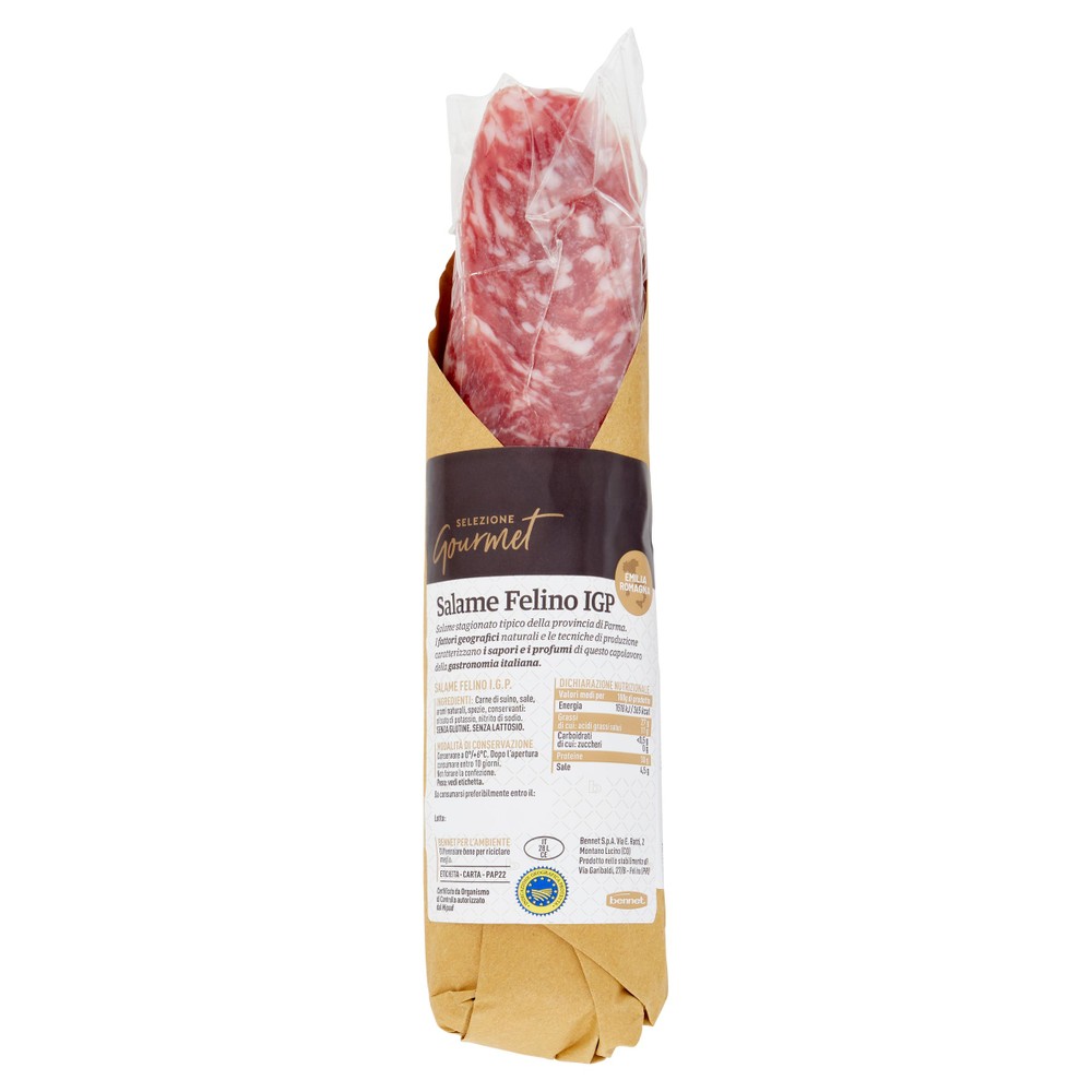 Salame Felino Igp 1/2 Selezione Gourmet Bennet - Foto 1