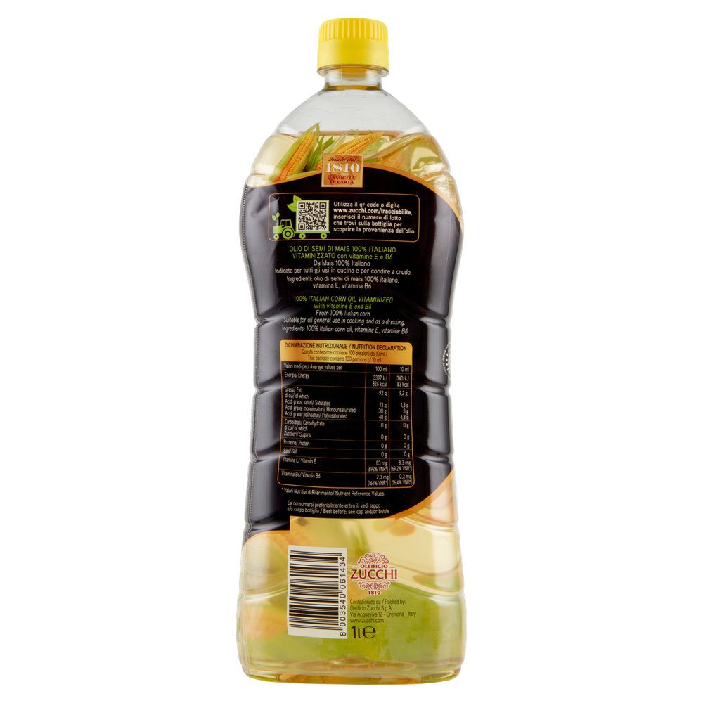 Olio Di Semi Di Mais 100% Italiano Vitamizzato Zucchi - Foto 3