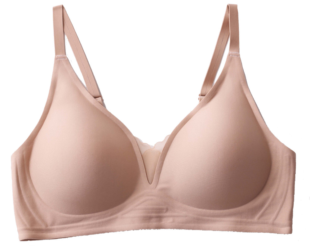 Reggiseno Senza Ferretto In Microfibra E Tulle L Nudo Cotonella - Foto 1