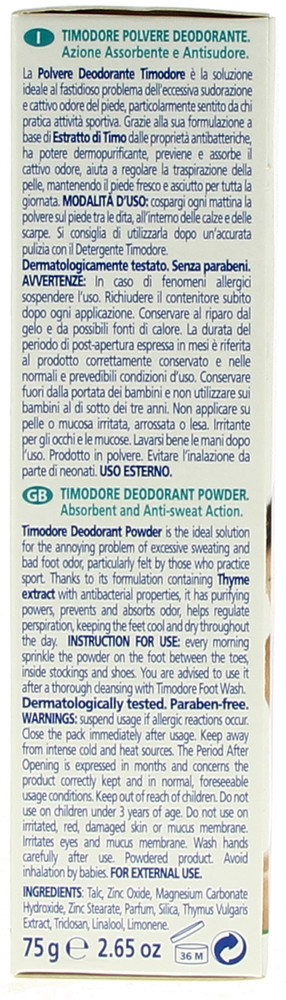 Polvere Deodorante Timodore Ciccarelli - Foto 2