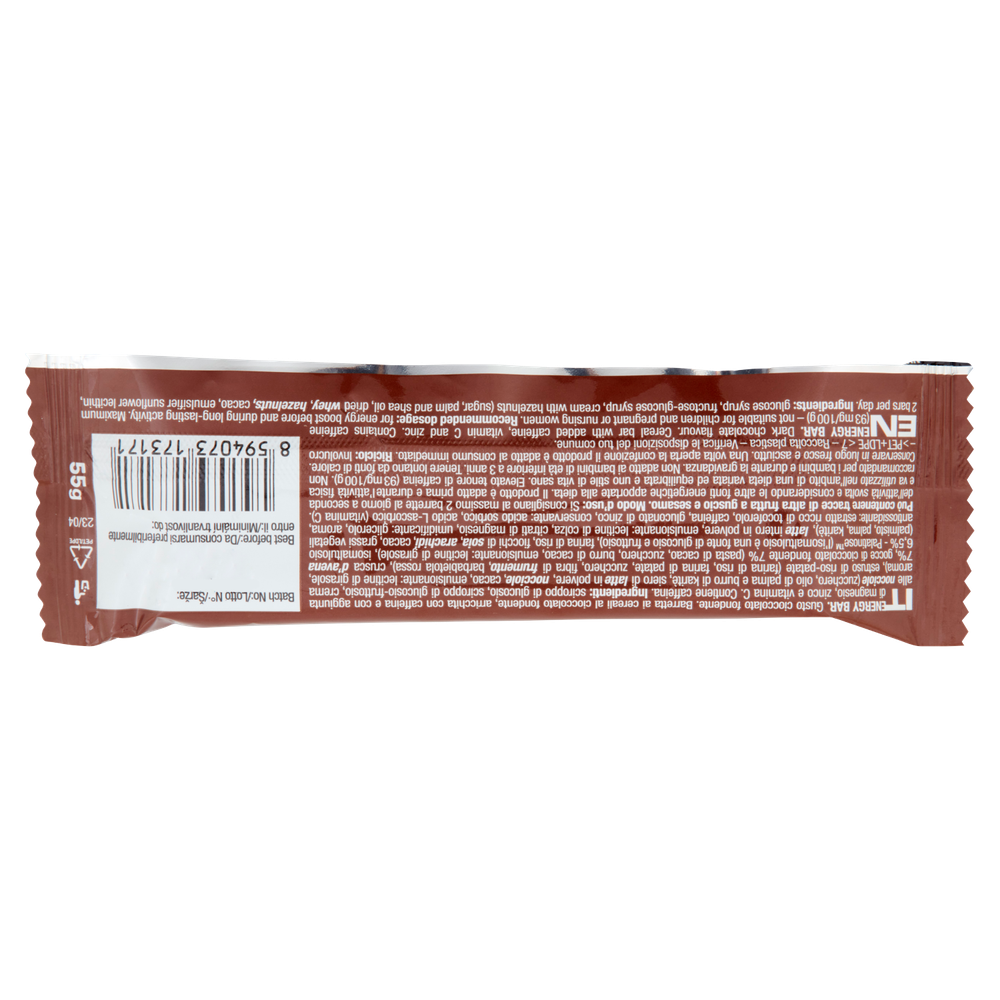 Energy Bar Cioccolato Fondente E Caffeina Nutrend - Foto 3