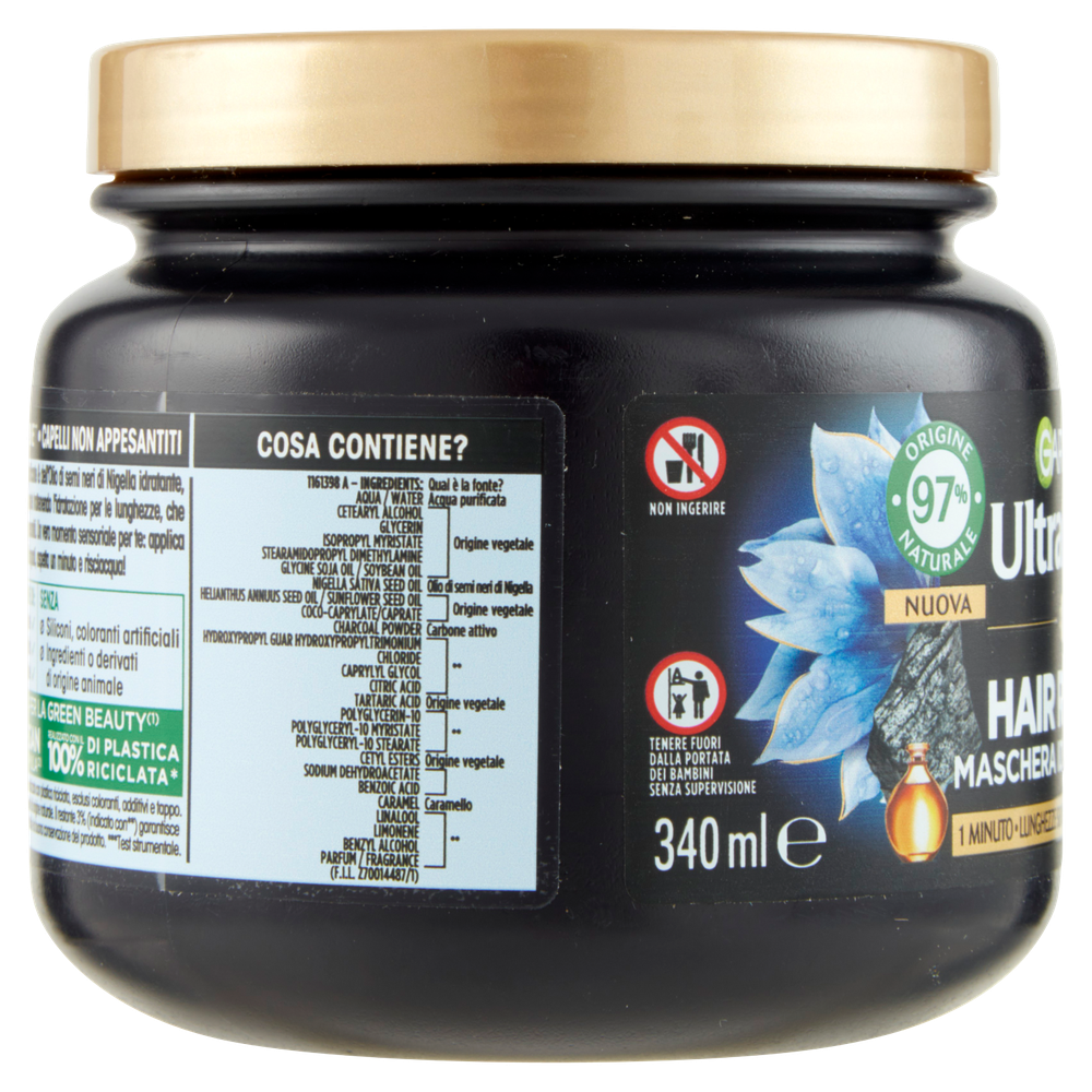 Maschera Capelli Carbone Ultradolce Garnier - Foto 2