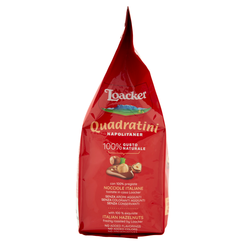 Wafer Quadratini Napolitaner Con Crema Alle Nocciole Italiane Loacker - Foto 2