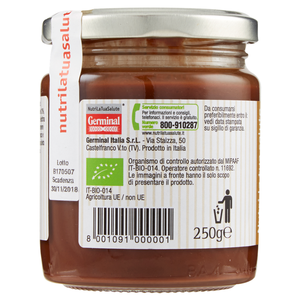 Crema Cacao E Nocciole Germinal Bio - Foto 3