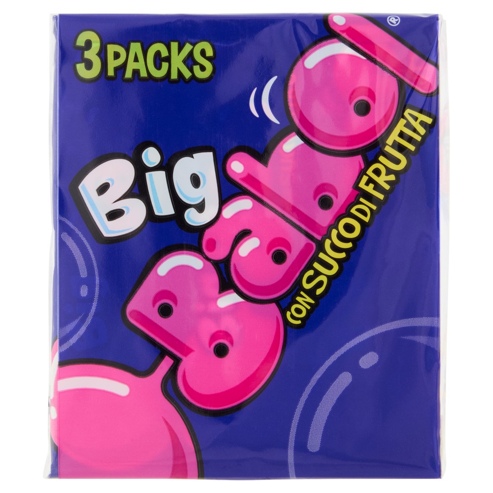 Big Babol Aroma Tutti Frutti 3x37g - Foto 1
