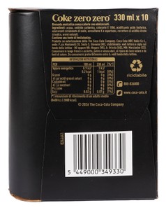 Coca-Cola Zero Zero Lattina 10x33cl - Foto 3