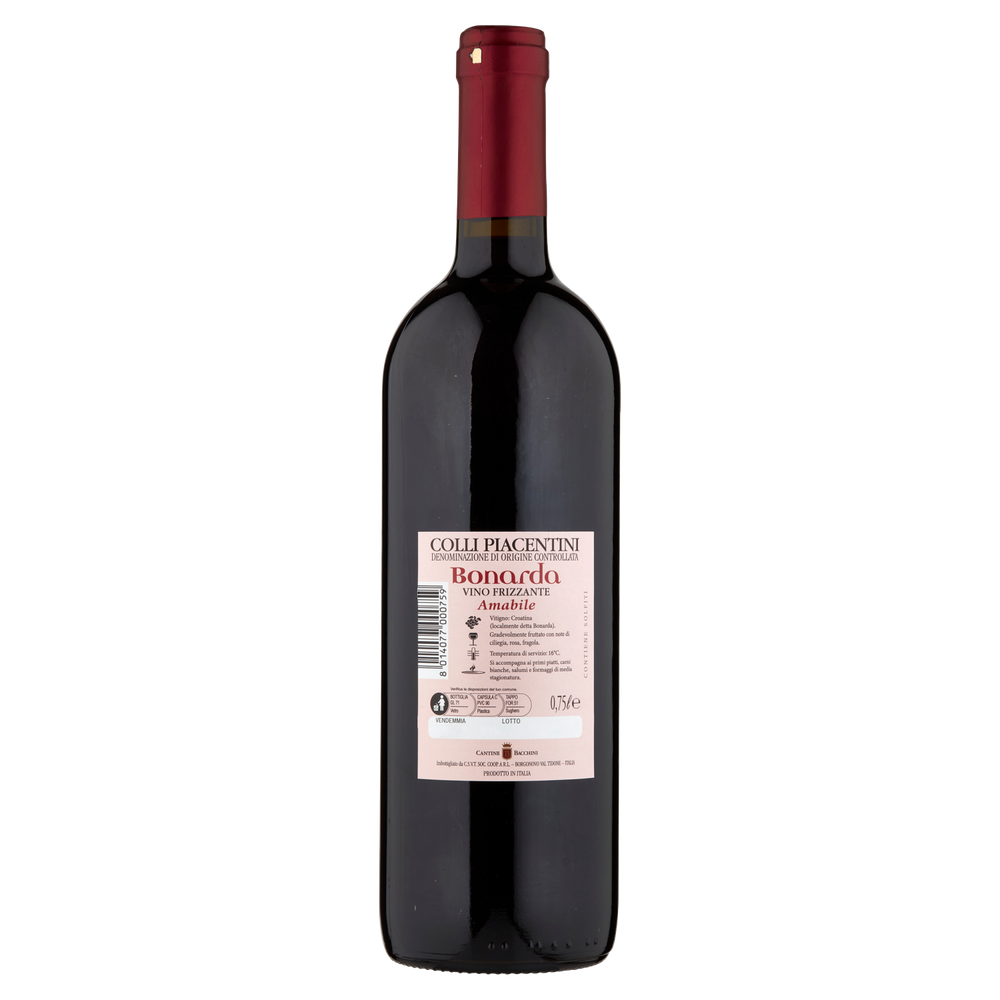 Bonarda Colli Piacentini Amabile Cantine Bacchini - Foto 3
