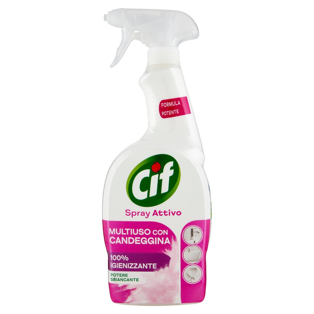 Detergente Spray Multisuperficie Con Candeggina Cif - Foto 1