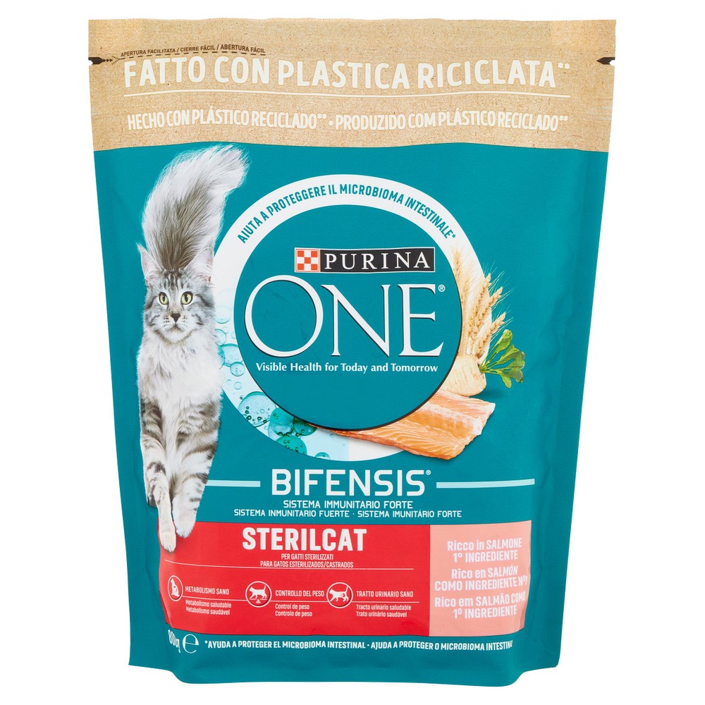 Alimento Secco Per Gatti Salmone Sterilcat Purina One - Foto 1