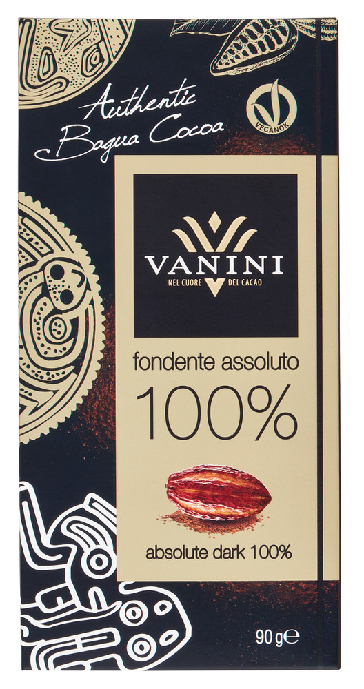 Tavoletta Vanini Bagua Fondente 100% - Foto 1