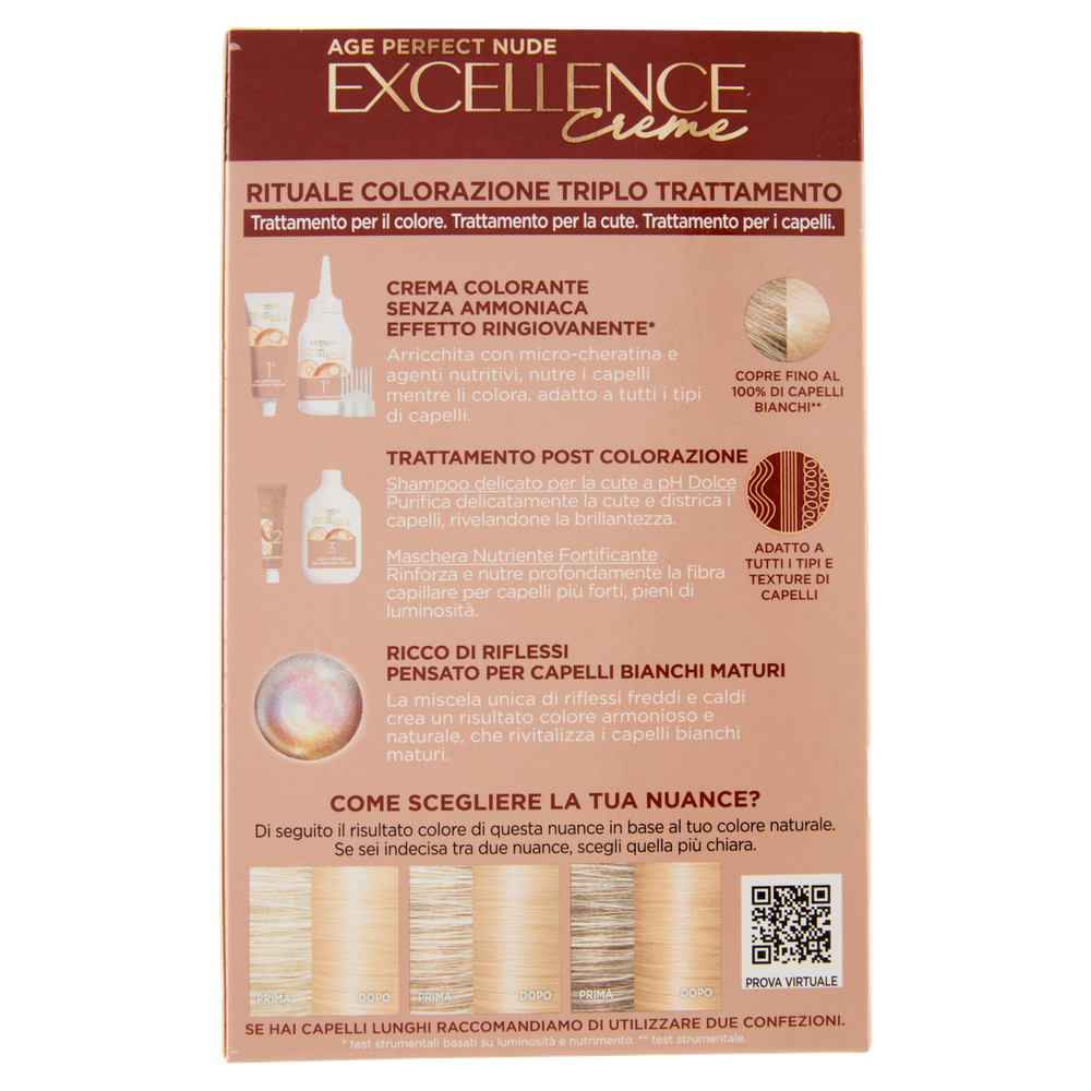 Colorazione Capelli Excellence Nude Biondo Chiaro Sabbia 9.31 - Foto 3