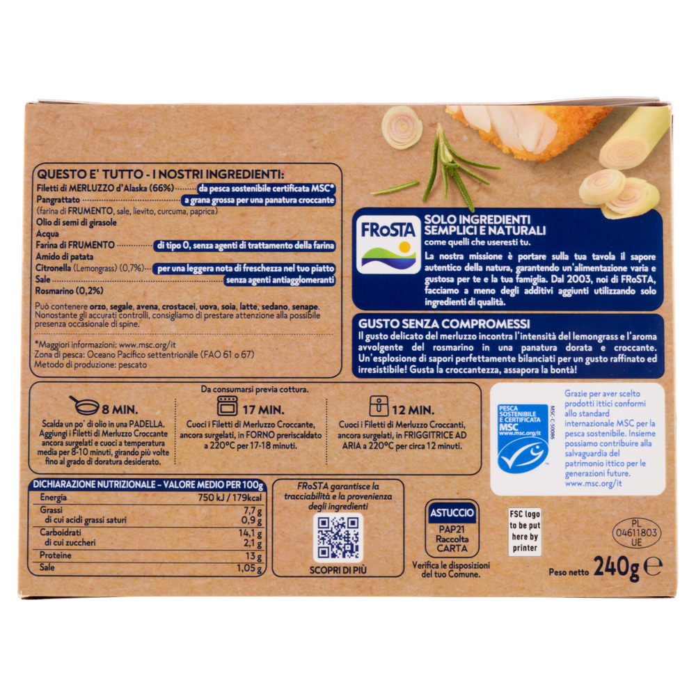 Merluzzo Croccante Rosmarino Frosta - Foto 3