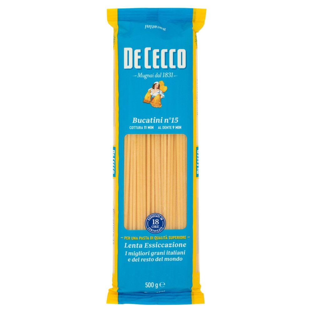 Pasta Bucatini N.15 De Cecco - Foto 1