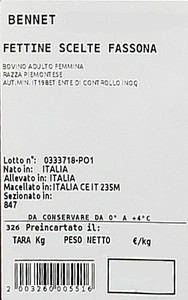 Fettine Scelte Fassona Piemontese - Foto 3