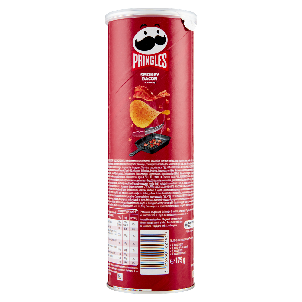 Patatine Al Gusto Di Bacon Affumicato Vegetariane Pringles - Foto 3