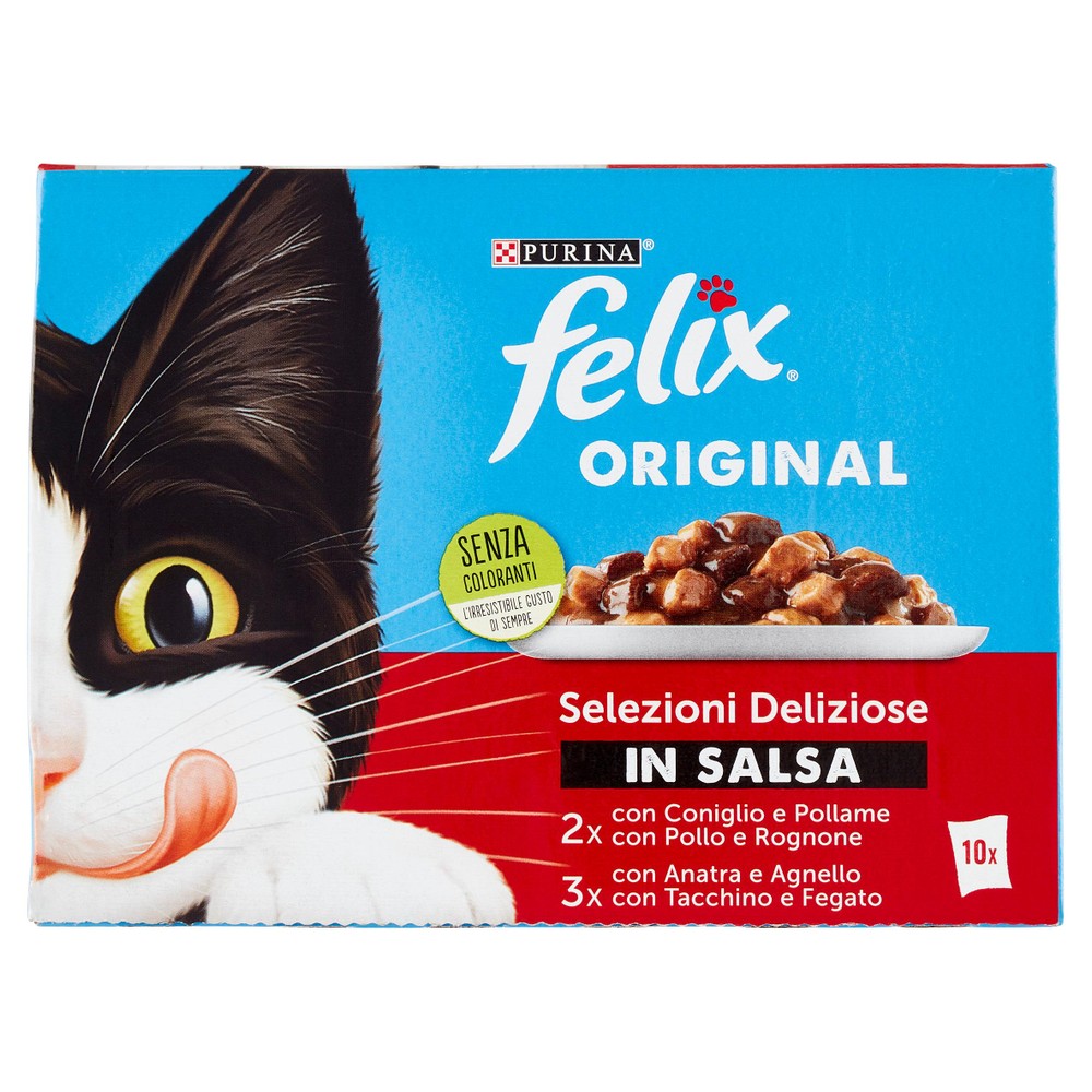 Alimento Umido Per Gatti Original In Salsa X10 Felix