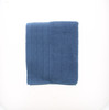 Asciugamano Spugna Cm60x110 Bordo A Rilievo Azzurro Medio Casa Premium