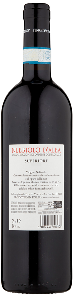 Nebbiolo D'alba Superiore Doc Valeirole Terredavino - Foto 3