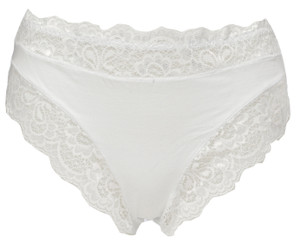 Slip Donna Con Pizzo Taglia 3 Bianco Jadea - Foto 1