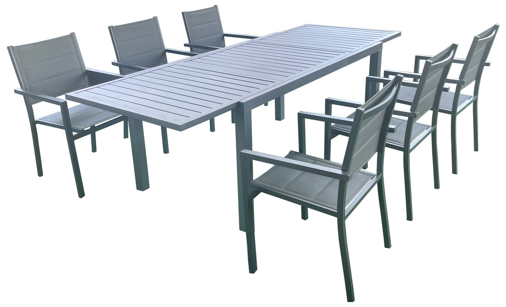 Set Elite Space Tavolo 160x89x75h Allungabile Cm 240 - Foto 1