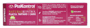 Plakkontrol Natural Kontrol Dentifricio Protezione Totale - Foto 3