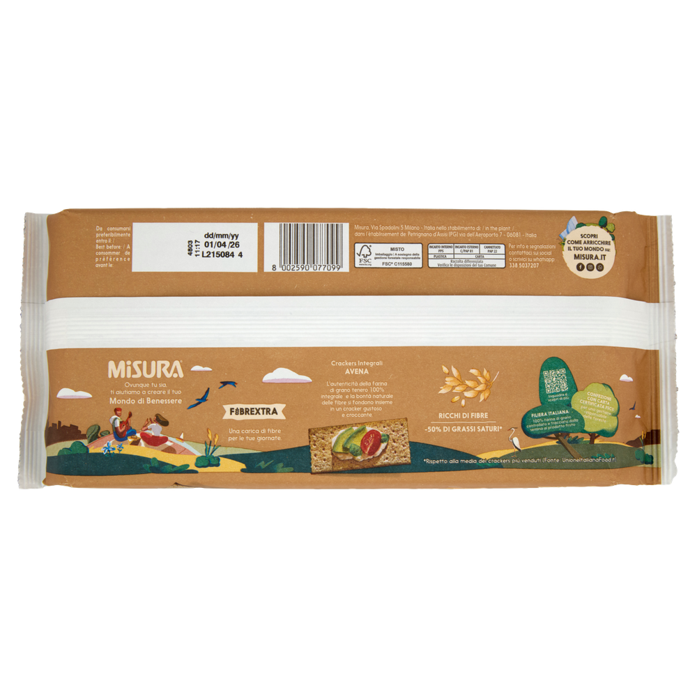 Cracker Avena Fibrextra Misura - Foto 3