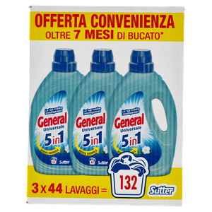 Detersivo Liquido Per Lavatrice General 3 Da 49 Lavaggi - Foto 3