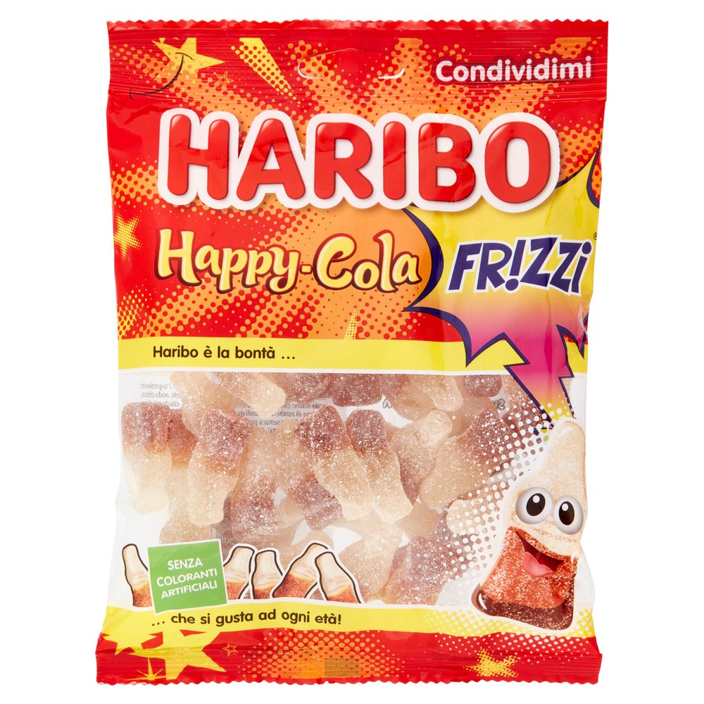 Caramelle Gommose Happy Cola Frizzi Haribo