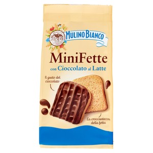 Mini Fette Biscottate Con Cioccolato Al Latte Mulino Bianco - Foto 1