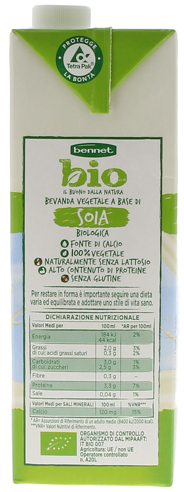 Bevanda Di Soia Bennet Bio - Foto 2