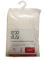 Sacco Coprimaterasso Fasciato Con Zip 1 Piazza 1 / 2 Cm 120 x 200 Casa Sacco Coprimaterasso Fasciato Con Zip 1 Piazza 1 / 2 Cm 120 x 200 Casa