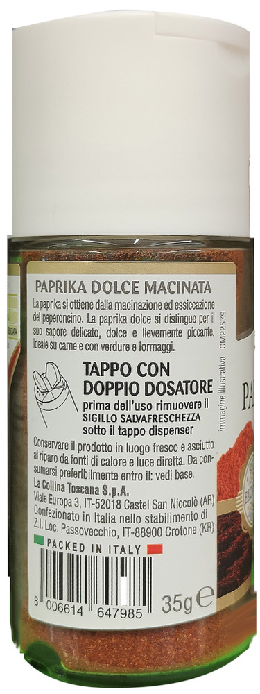 Paprika Dolce In Dispenser Montosco - Foto 2