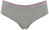 Culotte Donna Elastico Esterno Con Riga S Grigio Melange Delinea