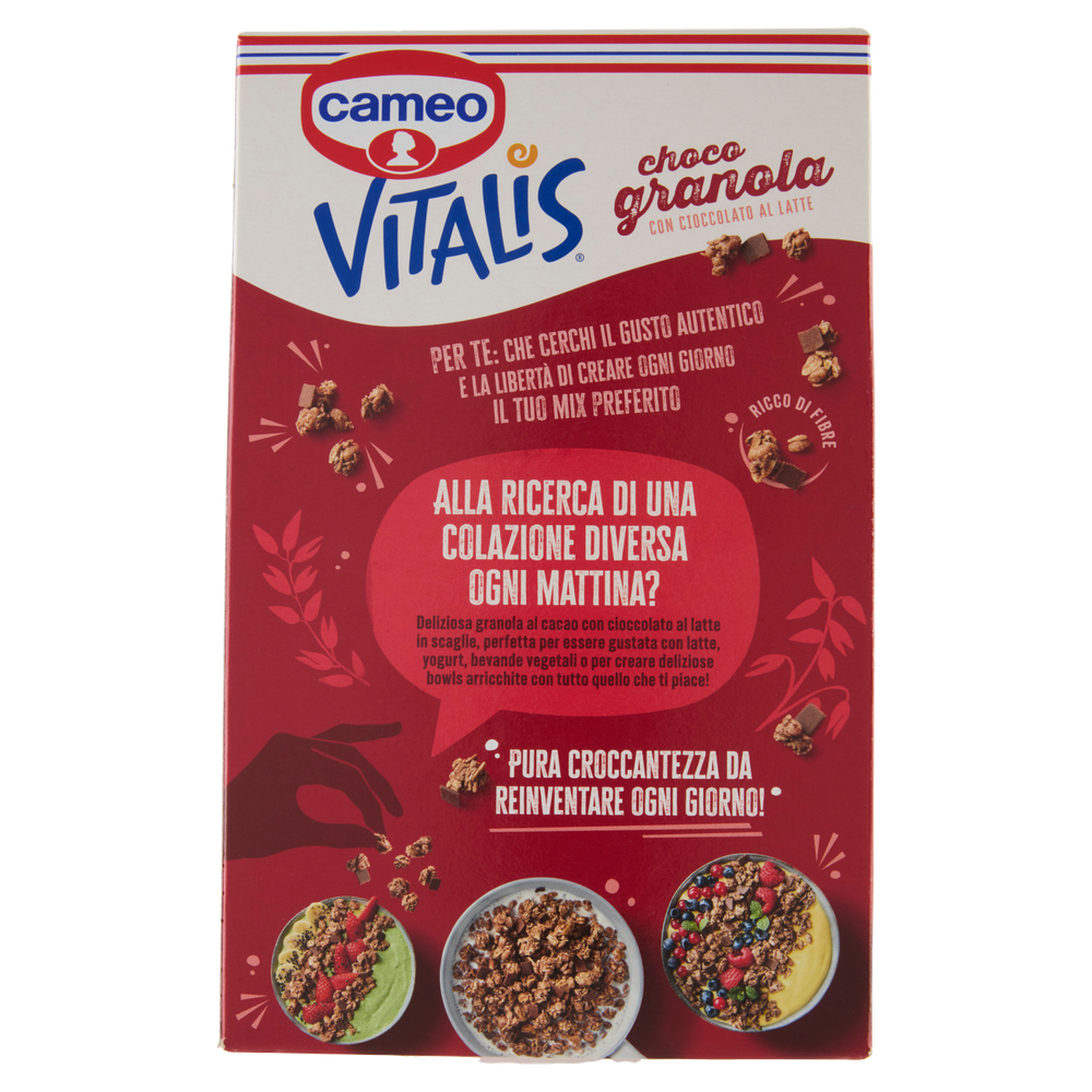 Choco Granola Con Cioccolato Al Latte Vitalis Cameo - Foto 3