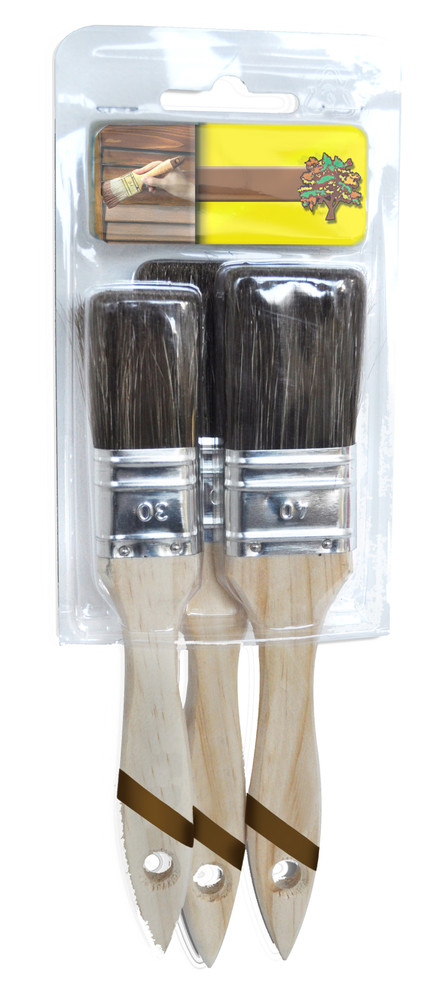 Kit 3 Pennelli Per Impregnanti Nespoli - Foto 1