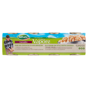 Fagioli Cannellini Cotti Al Vapore 4x140g Valfrutta - Foto 3