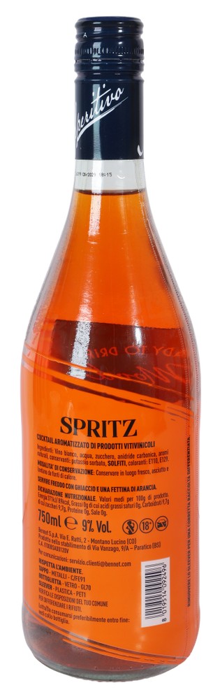 Aperitivo Spritz Mood Cocktail Aromatizzato Bennet - Foto 2