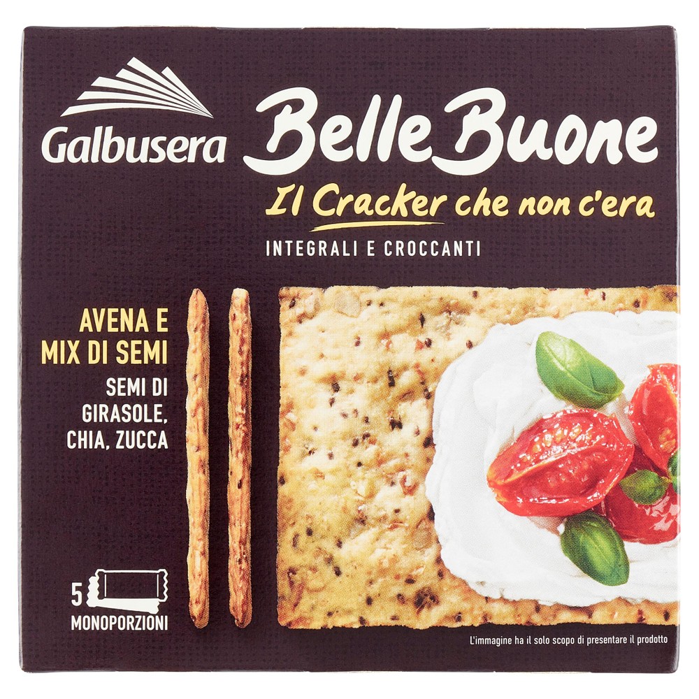 Cracker Avena Mix Semi Belle Buone Galbusera - Foto 1