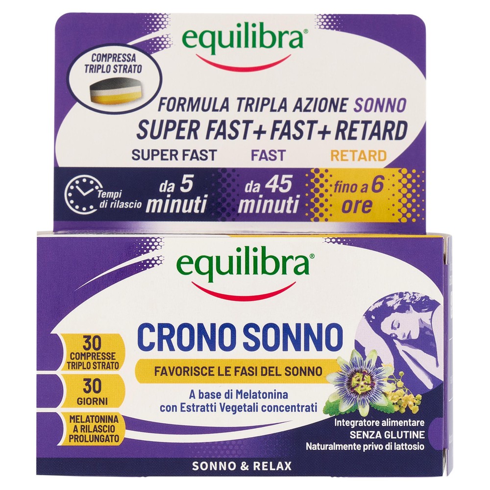 Equilibra Crono Sonno 30 Compresse - Foto 1