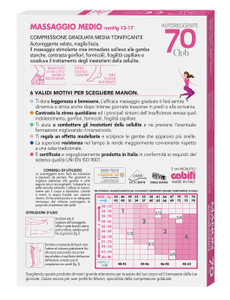 Calze Autoreggenti Donna Tg 4 Nero 70 Denari Manon - Foto 2