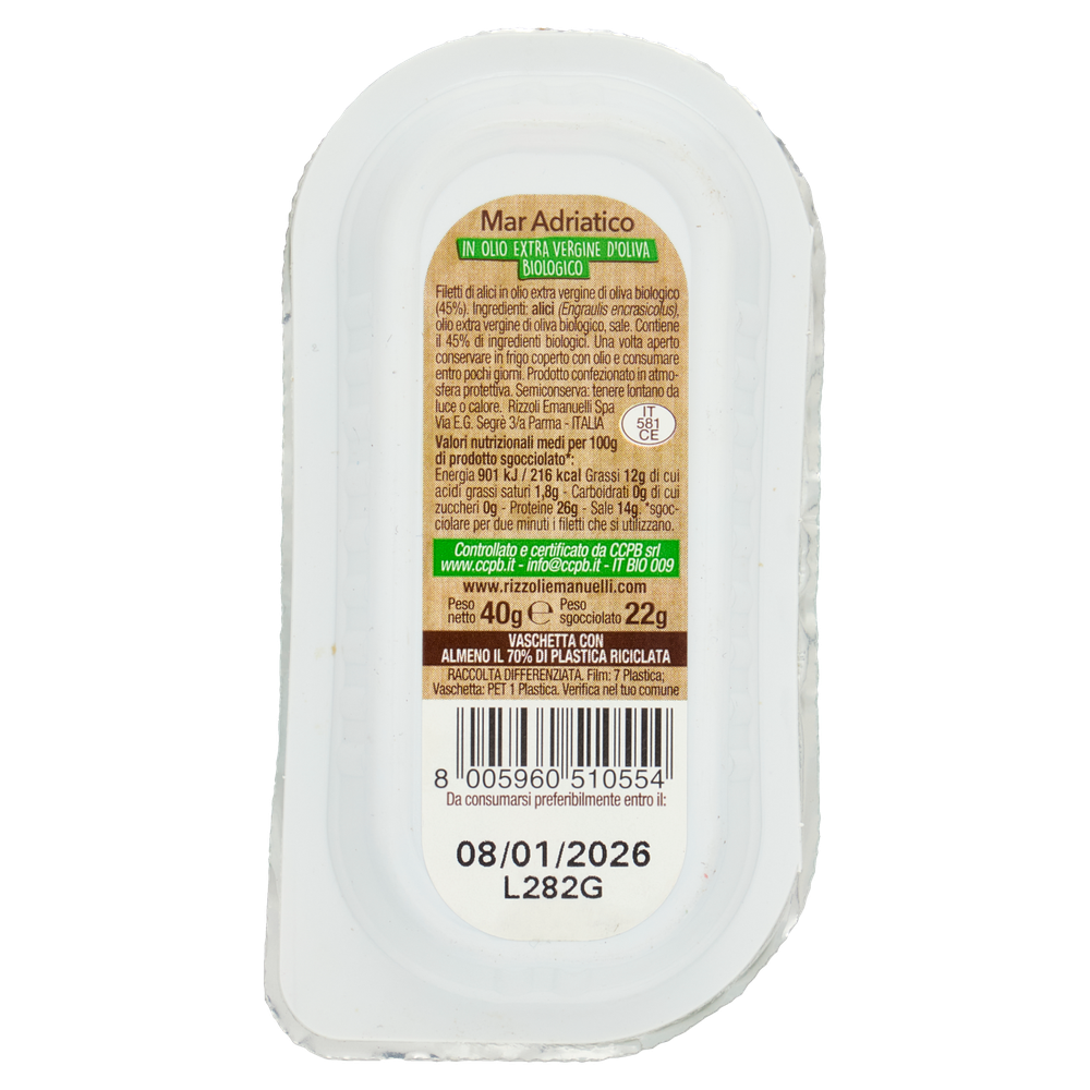 Rizzoline O/Extra Vergine Bio 40g Rizzoli - Foto 3