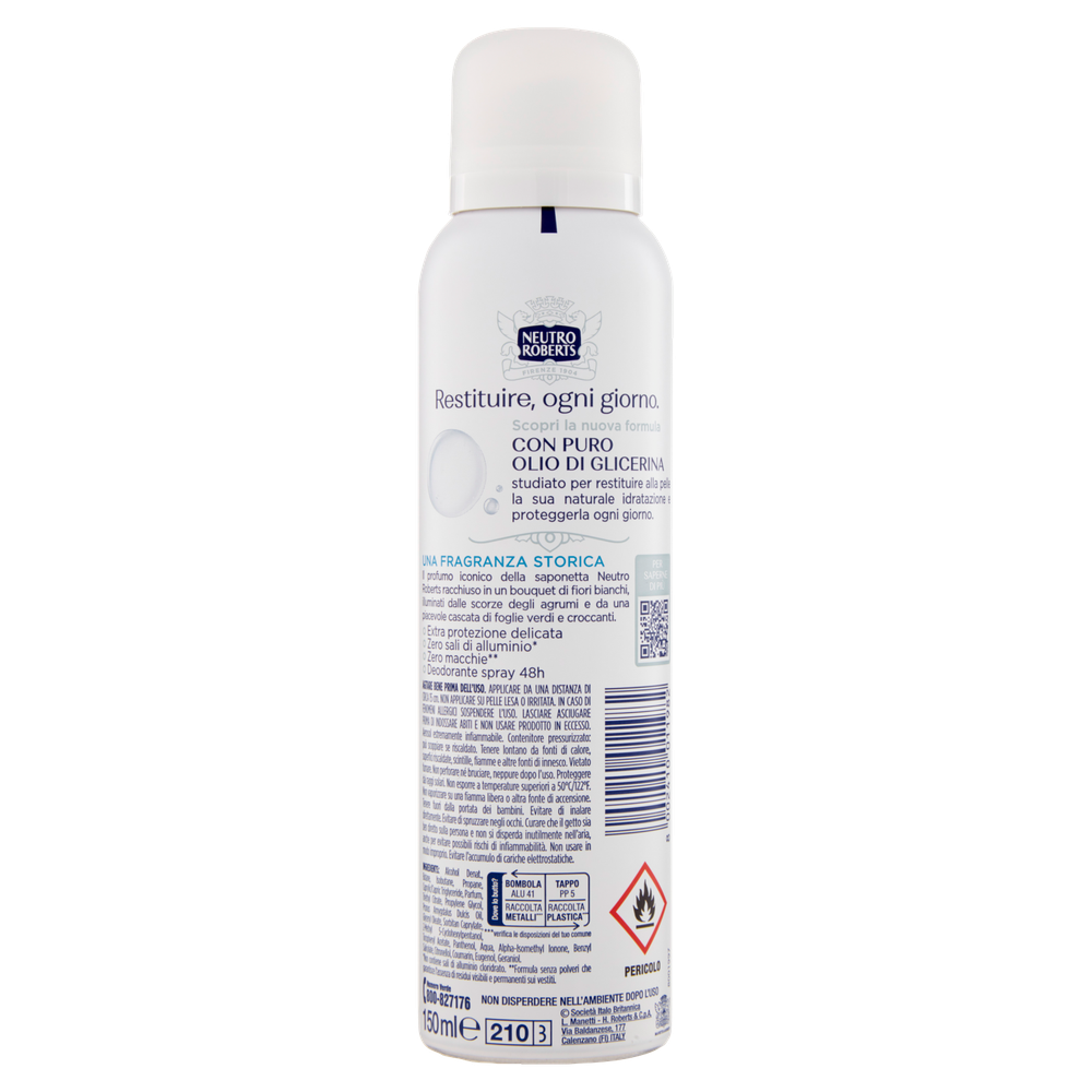 Deodorante Spray Delicato Neutro Roberts - Foto 3