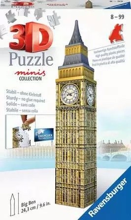 Puzzle 3d Mini Building Big Ben Ravensburger - Foto 1