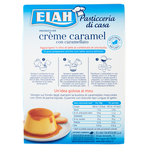 Preparato Per Crème Caramel Con Guarnizione Al Caramello Elah - Foto 3