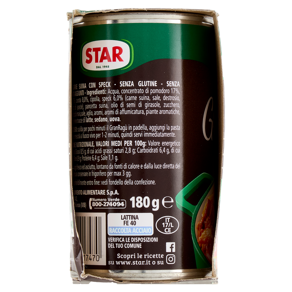 Il Mio Gran Ragu' Con Speck 2x180g Senza Glutine Star - Foto 2