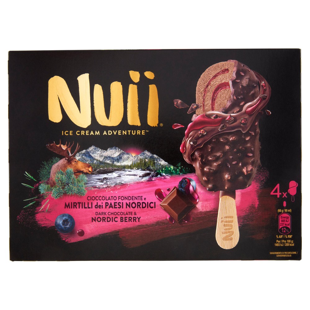4 Gelato Nuii Cioccolato Fondente E Mirtilli - Foto 1